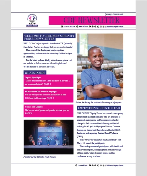 Latest Newsletter on Children’s Rights